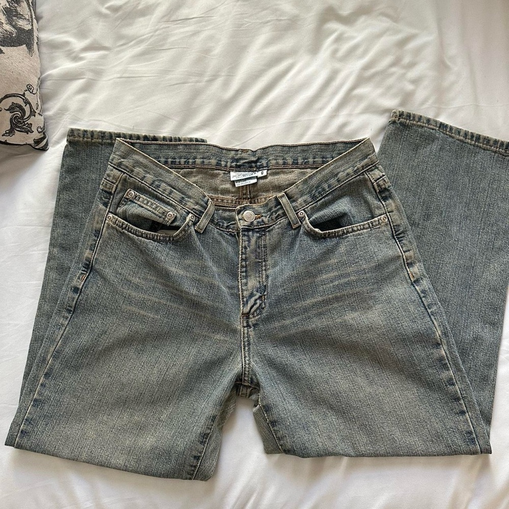 Jeanology distressed jeans